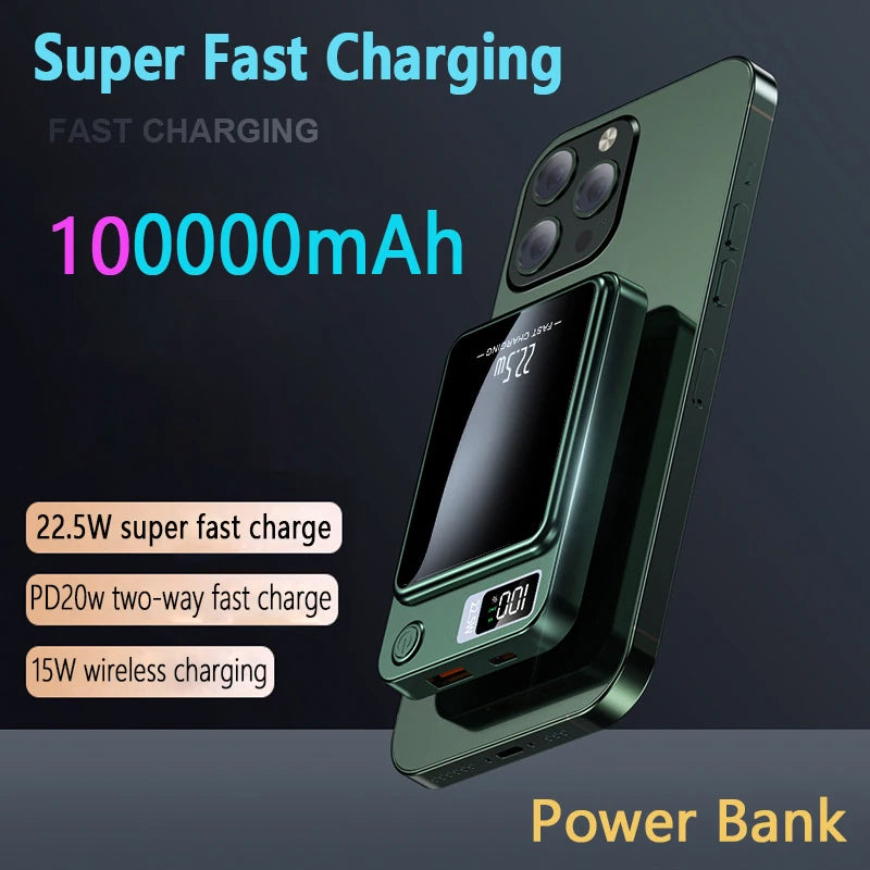 Power Bank Magnetic Wireless 22.5